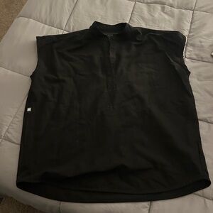 Figs scrub top black